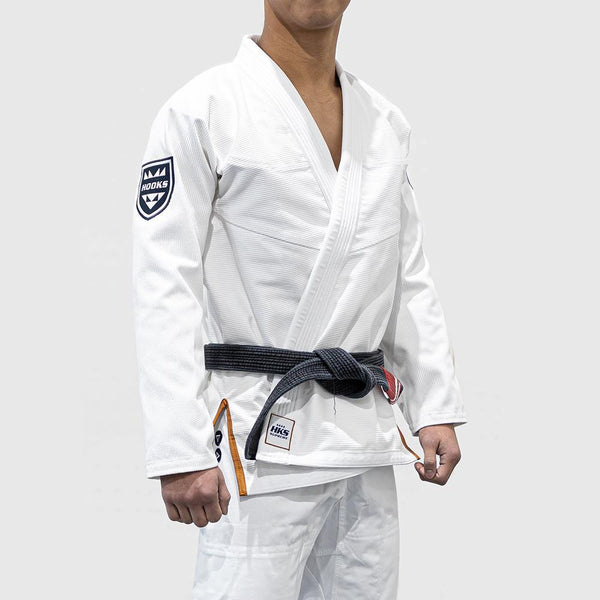 Hooks Supreme BJJ Gi - White - Hooks Jiu-Jitsu