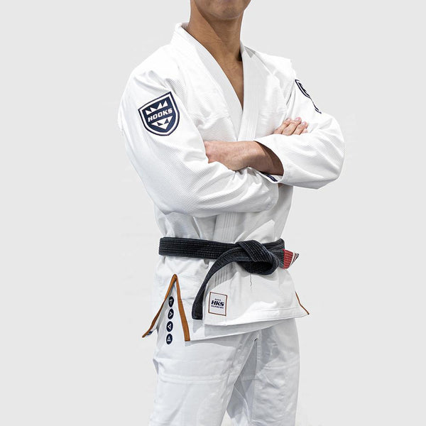 Hooks Supreme BJJ Gi - White - Hooks Jiu-Jitsu